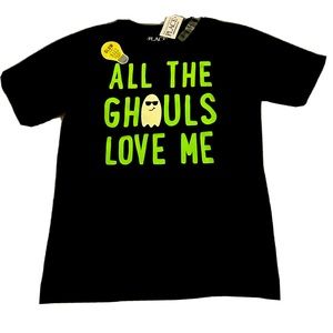 NWT The Children’s Place Halloween All The Ghouls Love Me Boys T-Shirt Size S5/6